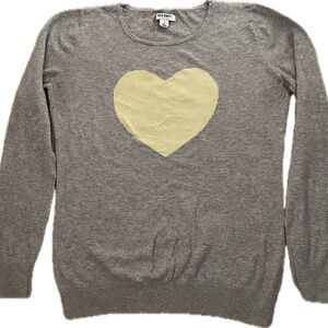 Vintage Old Navy Intarsia Heart 100% Cotton Sweater